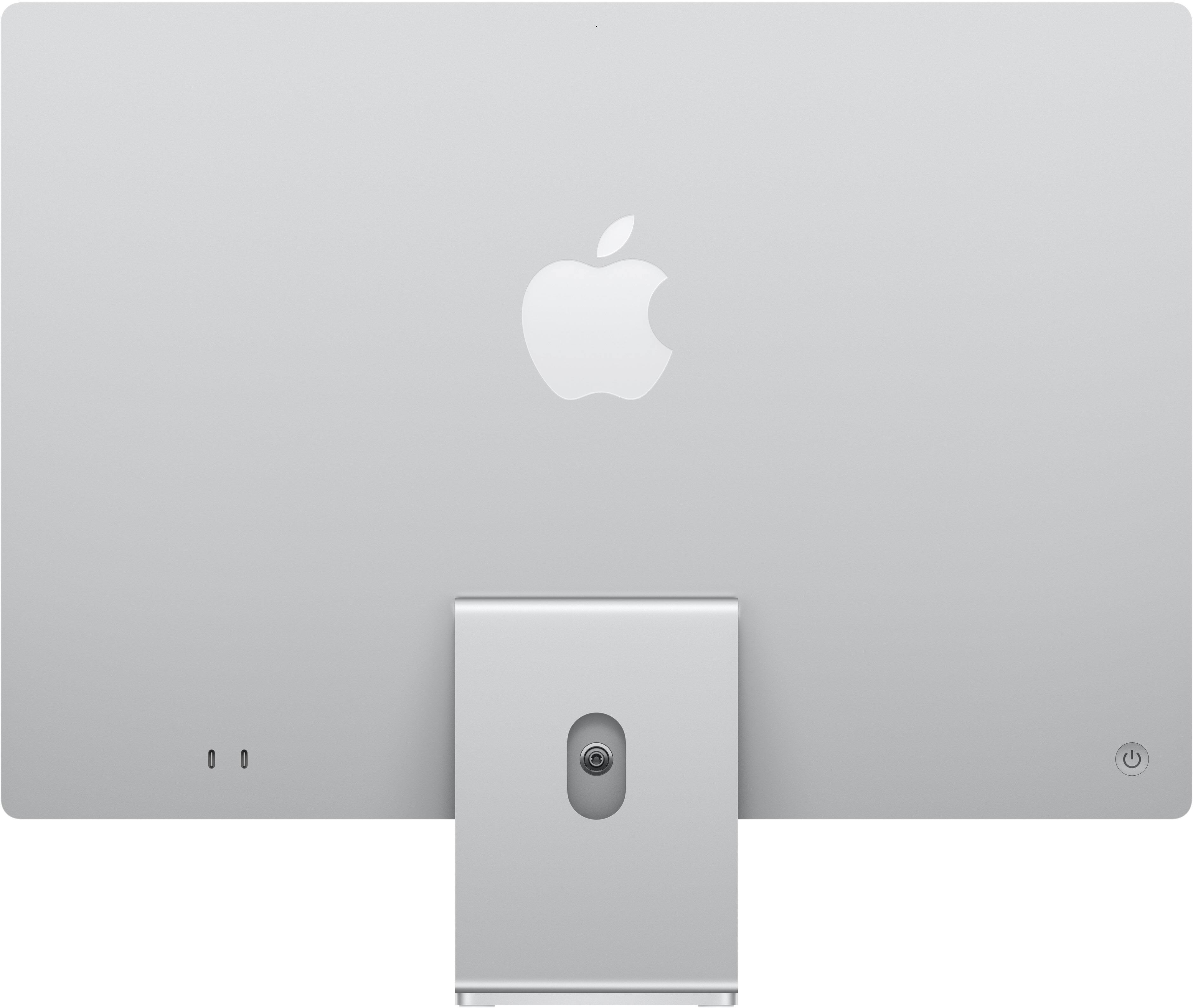 Alt View 1. Apple - iMac 24-inch All-in-One - M6 chip - 10 Core CPU - 10 Core GPU - Standard Glass - 16GB Memory - 256GB SSD - Silver.