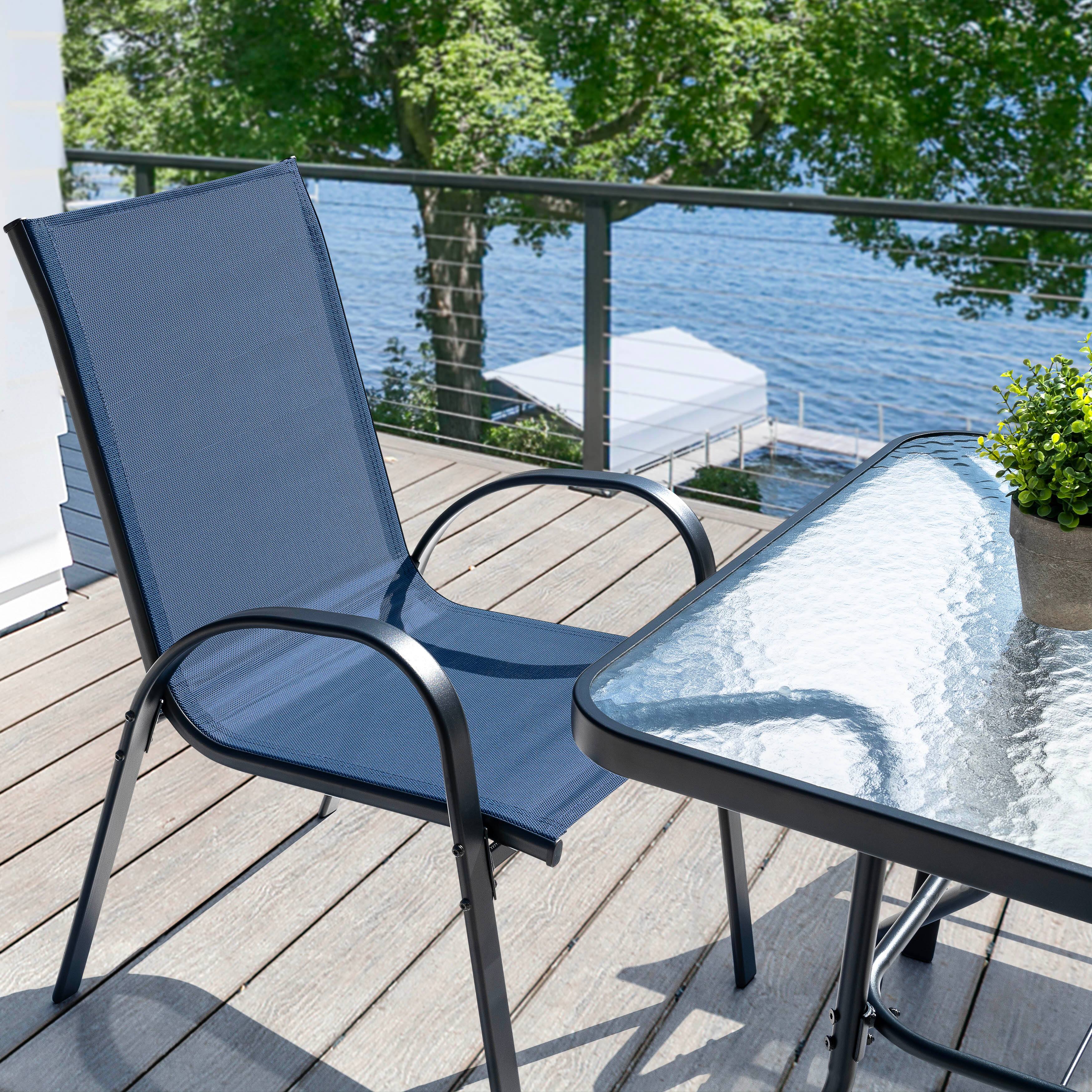 Blue and Transparent