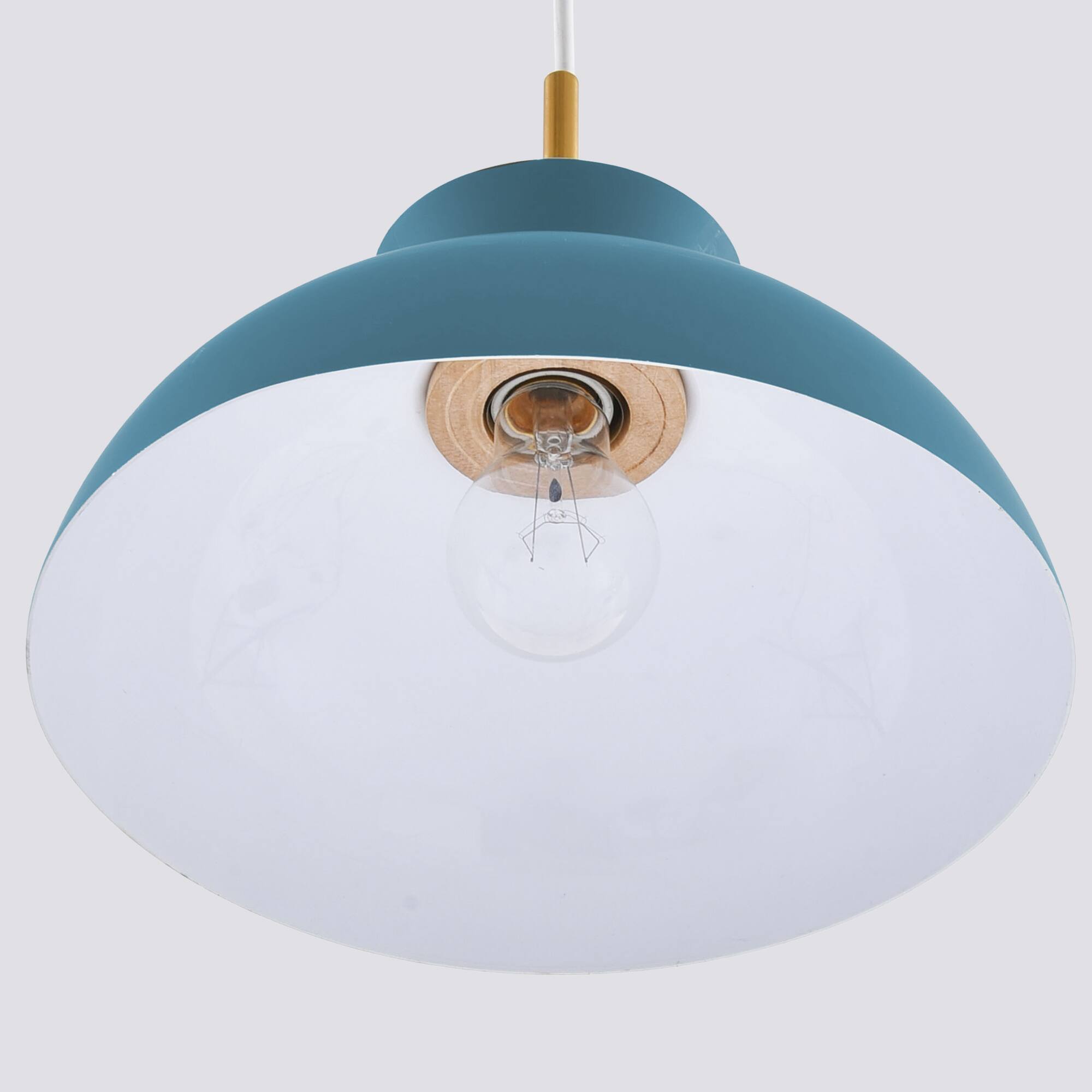 Alt View 9. Parrot Uncle - 1-Light Modern Blue Hanging Pendant Light - Blue.
