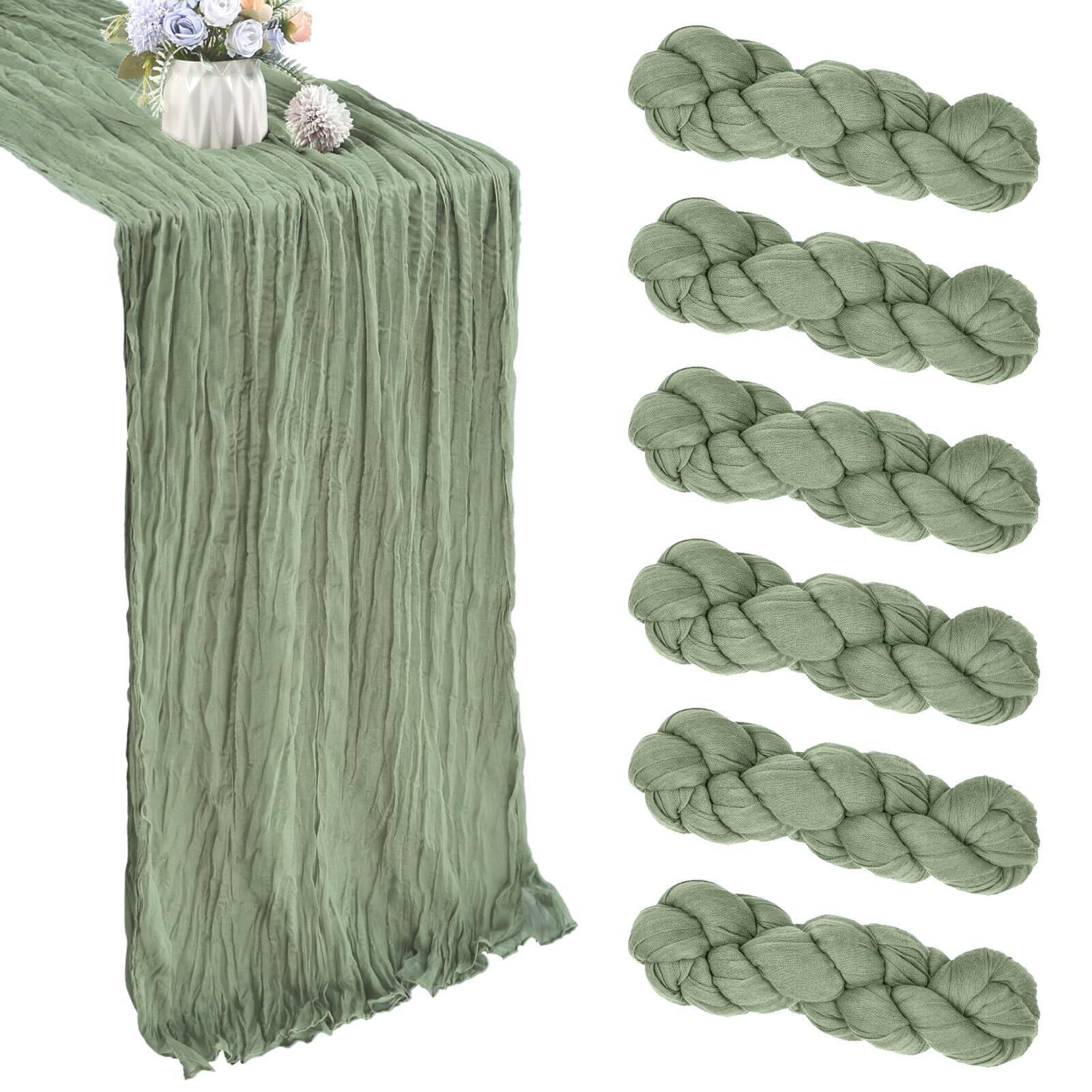 Sage Green-12 Pcs - 10Ft