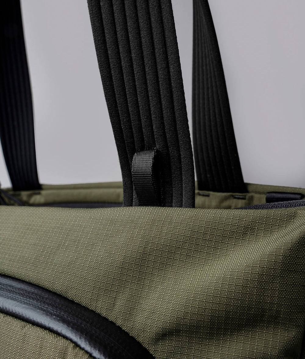 Alt View 5. ALPAKA - Bravo Tote V2 Work & Travel Laptop Tote Bag, Fits 16” MacBook Pro + 14” Tablet - Green Axoflux 400D.