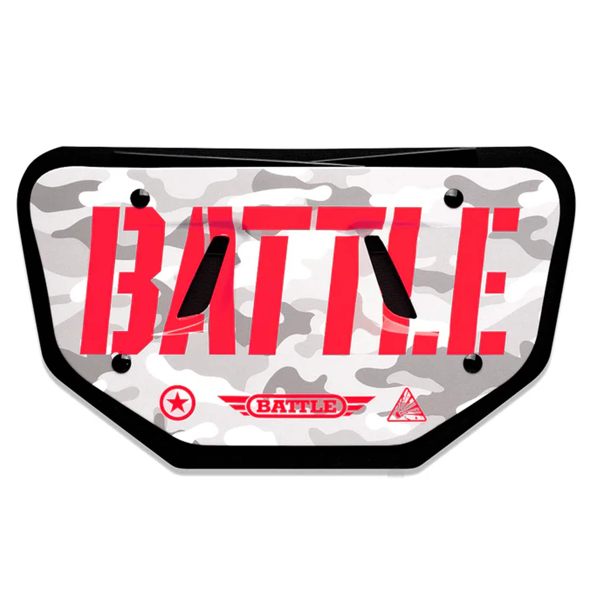 Battle Sports - Backplate, Stencil Camo, Adult - Grey/Bright Red price history on PriceWatchPro