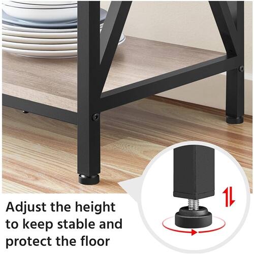 Adjust the height to keep stable and protect the floor.