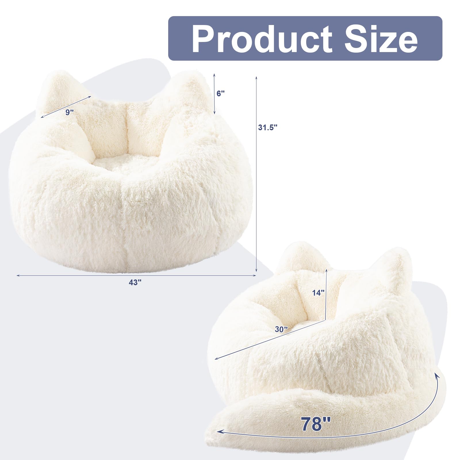 Product Size

- 6" (height)
- 9" (width)
- 31.5" (height)
- 43" (width)
- 14" (height)
- 30" (width)
- 78" (width)