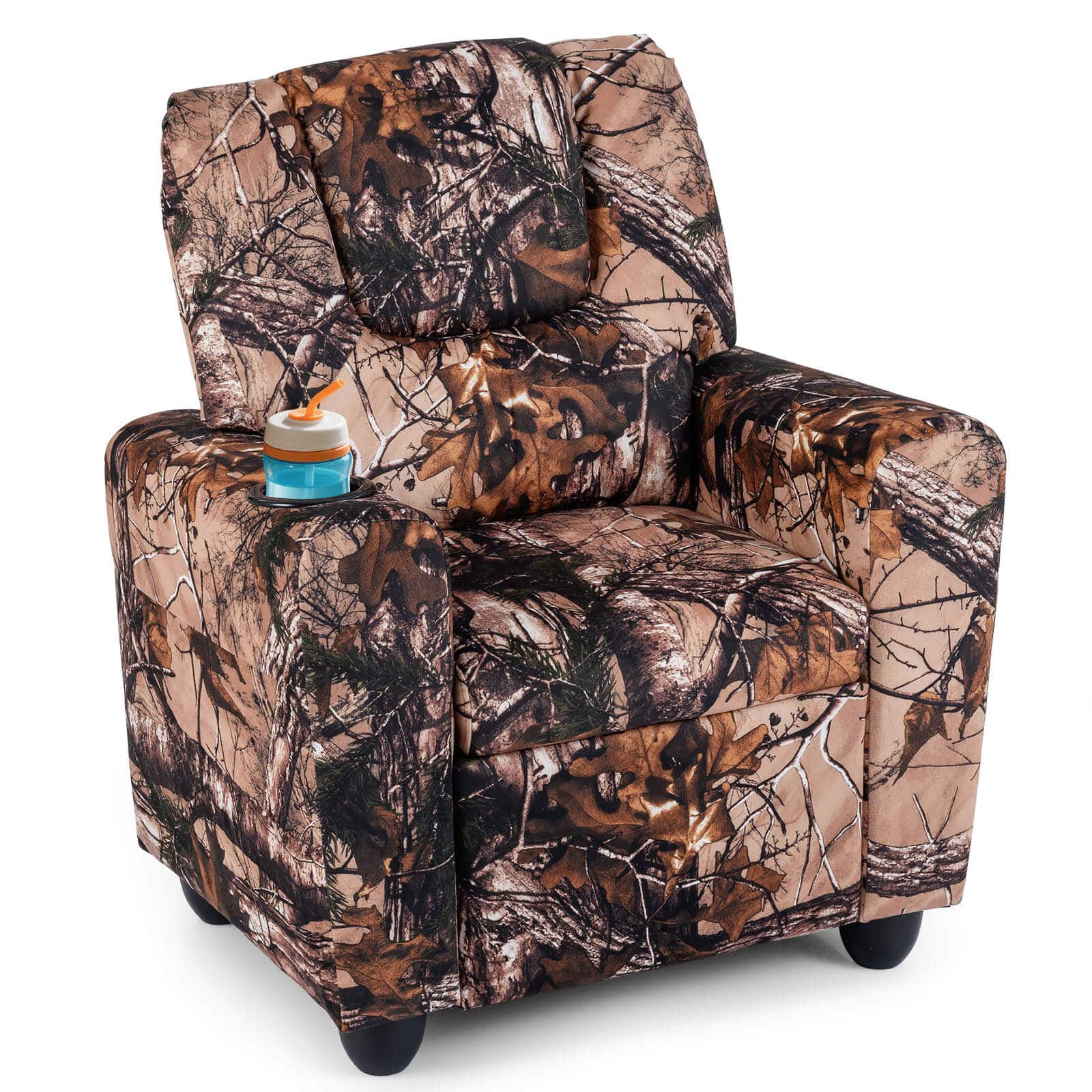 Costway - Kids Recliner with Cup Holder with Adjustable Backrest & Footrest for Boys & Girls - Camouflage price history on PriceWatchPro