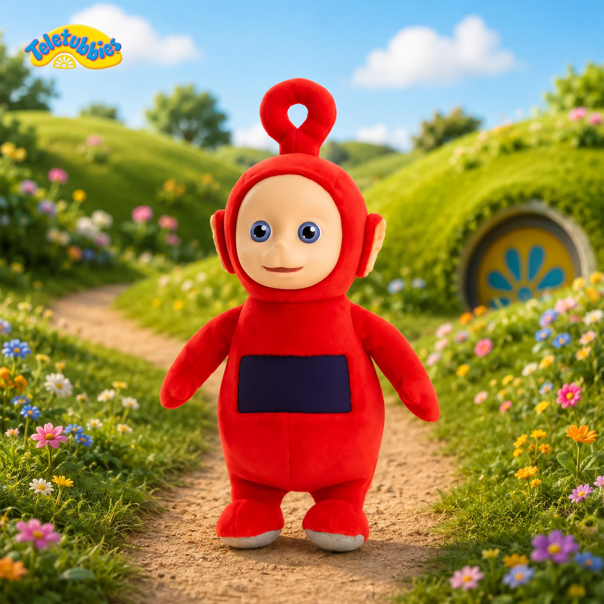 Alt View 4. The Loyal Subjects - Teletubbies 8-Inch Collector Plush | Po - Red.