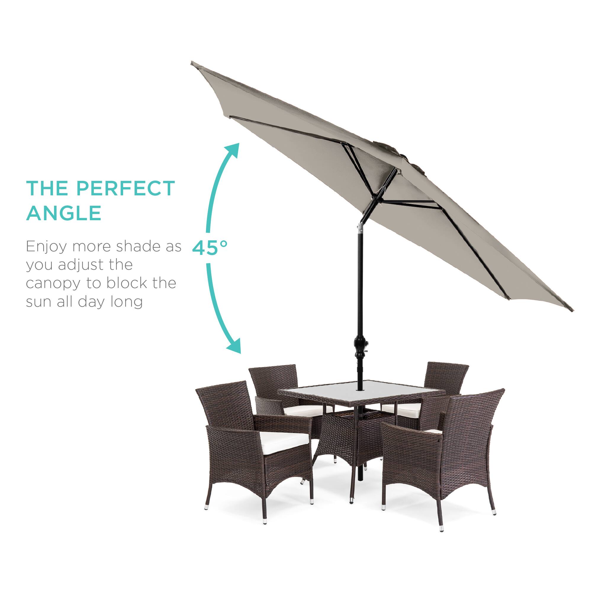 THE PERFECT ANGLE

Enjoy more shade as you adjust the canopy to block the sun all day long.