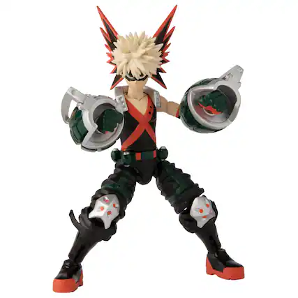 Front. Bandai - ANIME HEROES - My Hero Academia - Bakugo Katsuki Action Figure.