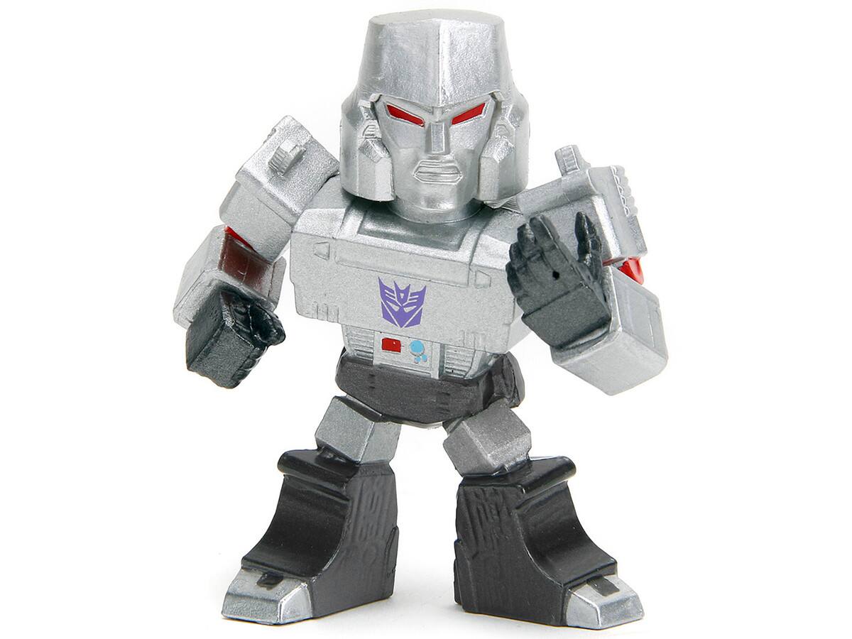 Back. Jada - Set of 4 Diecast Figures "Transformers" TV Series "Metalfigs" Series Diecast Models by Jada - Multicolor.
