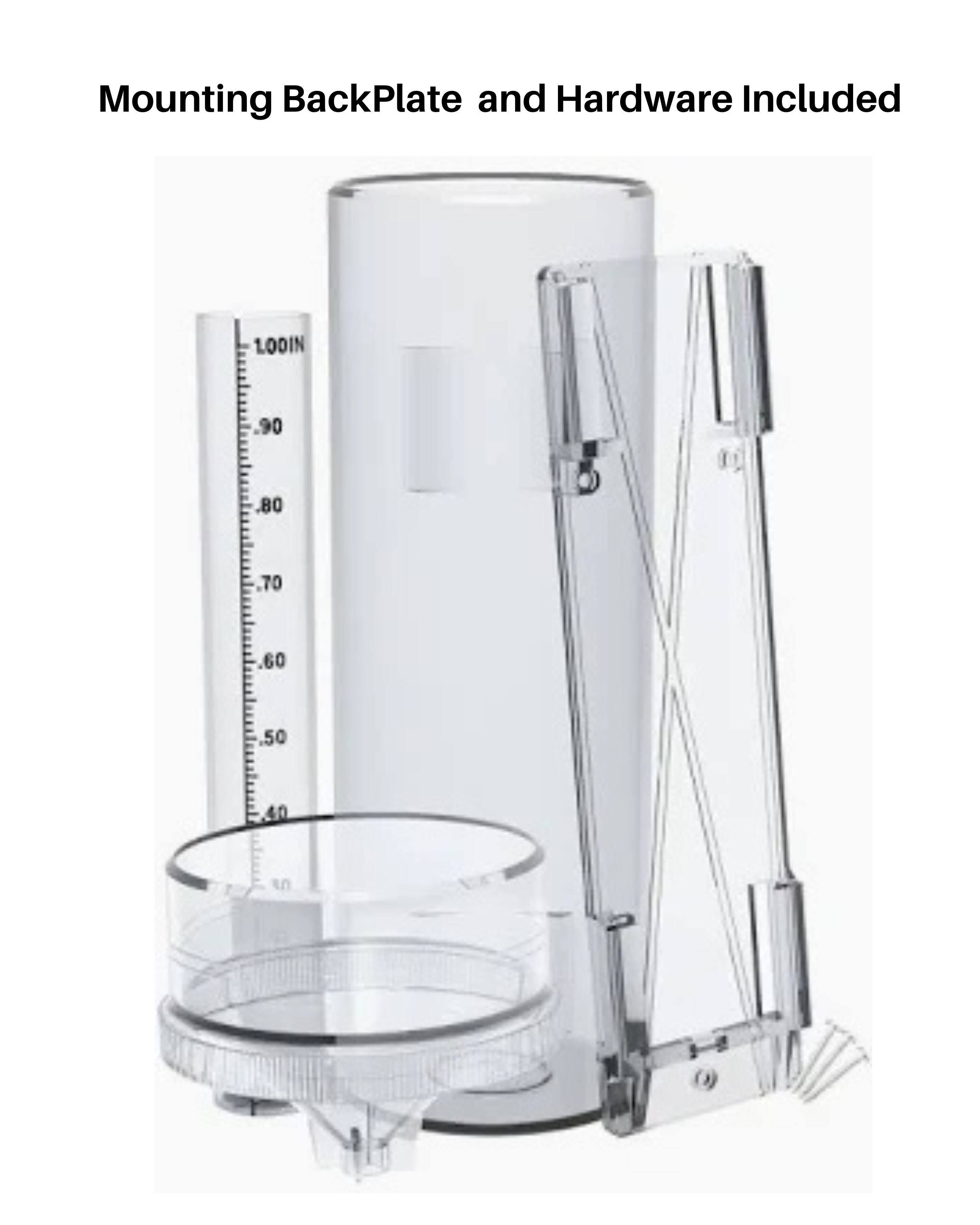 Mounting BackPlate and Hardware Included

100IN  
.90  
.80  
.70  
.60  
.50  
.40