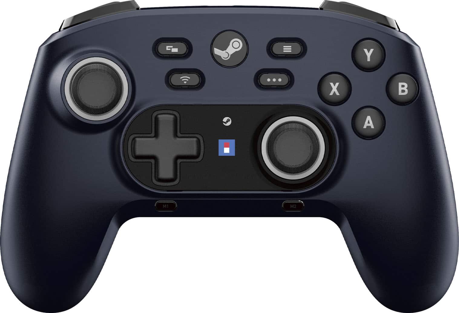 Hori - Wireless HORIPAD for Steam (Midnight - Black - Front_Zoom