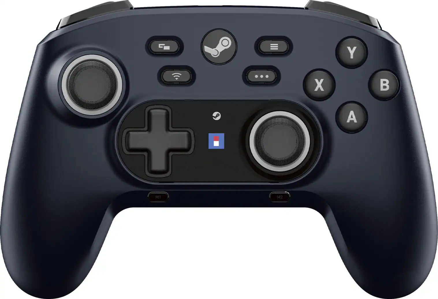 Front. Hori - Wireless HORIPAD for Steam (Midnight Black) - Black.