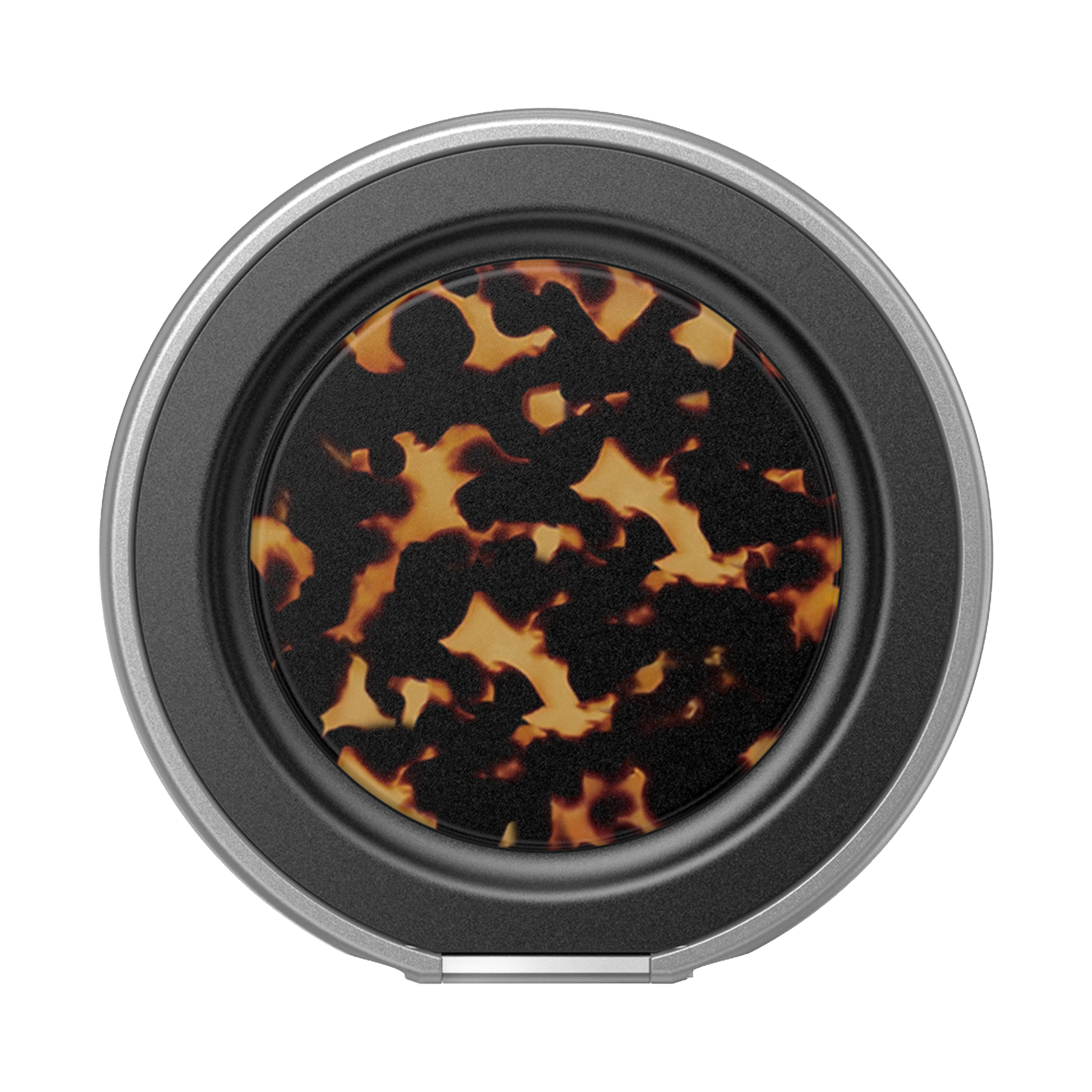 Alt View 3. PopSockets - PopSockets Low-Pro Grip for MagSafe, Ultra-Thin Magnetic Phone Grip with Kick-Out Stand - Tortoise.
