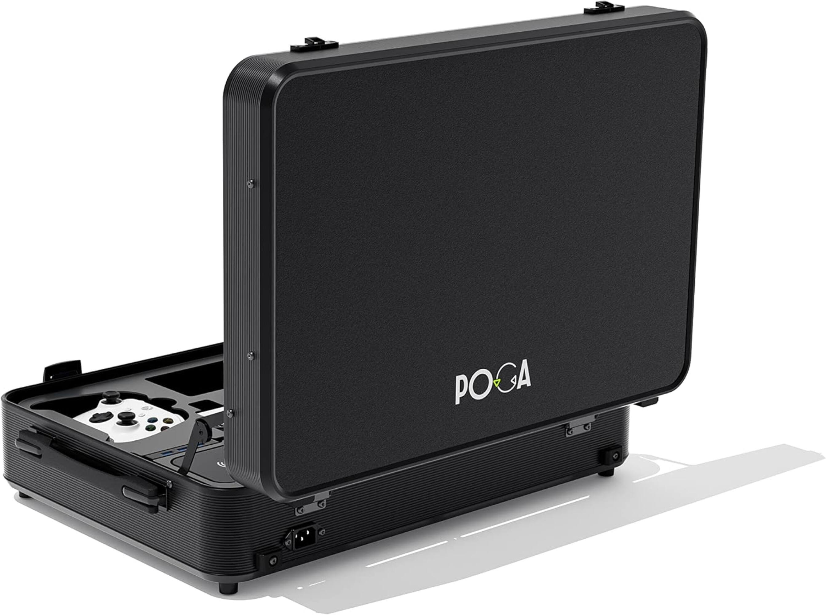 Alt View 14. POGA - PRO Premium Portable Console Travel Case w/ Trolley & 21.5'' ASUS Gaming Monitor for Xbox Series S - Black.