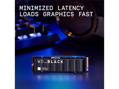 Western Digital WD_BLACK 1TB SN850X NVMe SSD PS5, Gen4 PCIe, M.2 Western Digital WD_BLACK 1TB SN850X NVMe SSD PS5, Gen4 PCIe, M.2