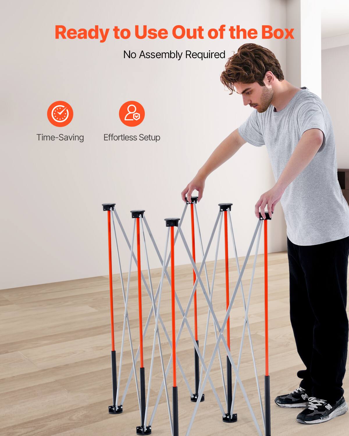 Ready to Use Out of the Box  
No Assembly Required  

Time-Saving  
Effortless Setup