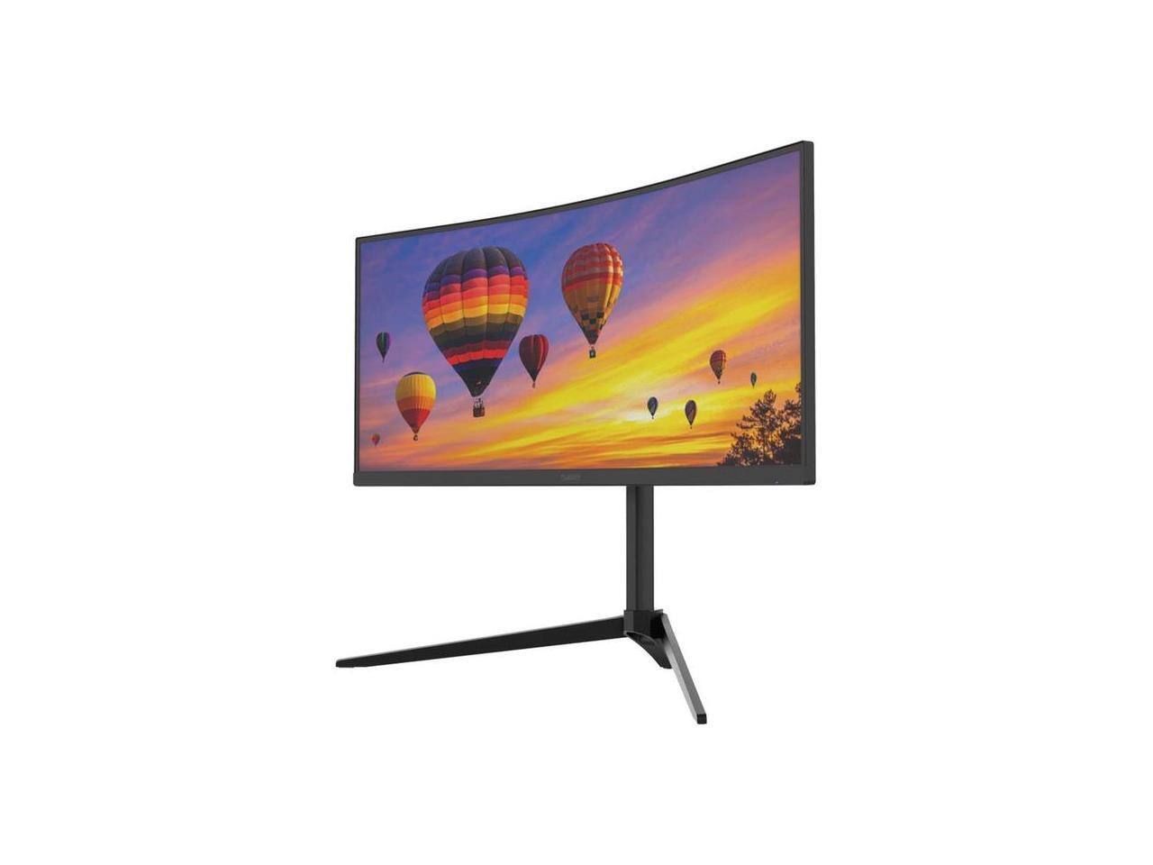 Alt View 7. Planar - PLANAR PZN3410Q 34" WQHD 21:9 3440x1440 100Hz Curved Monitor with HDMI, DP, USB, Audio - black.
