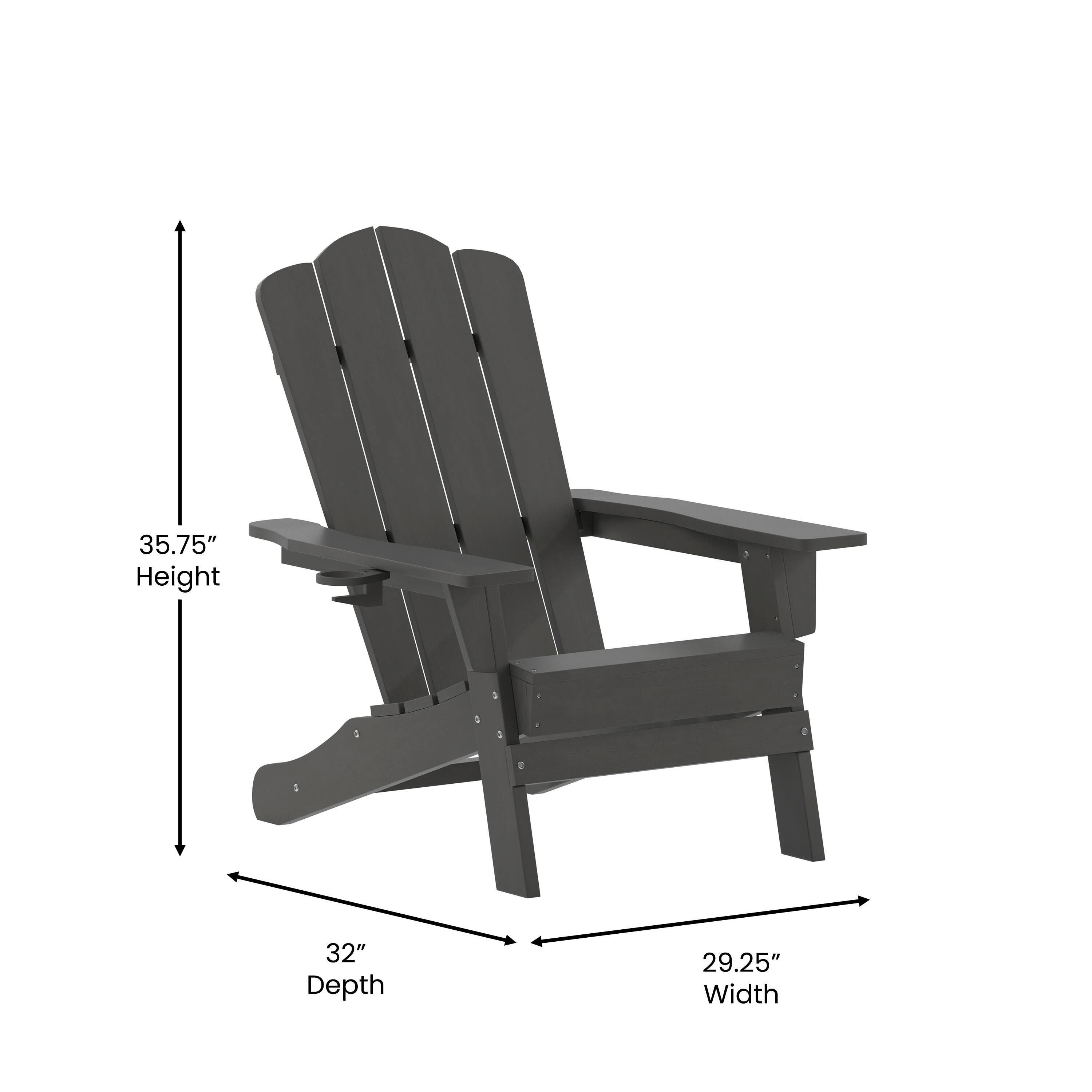 35.75" Height  
32" Depth  
29.25" Width