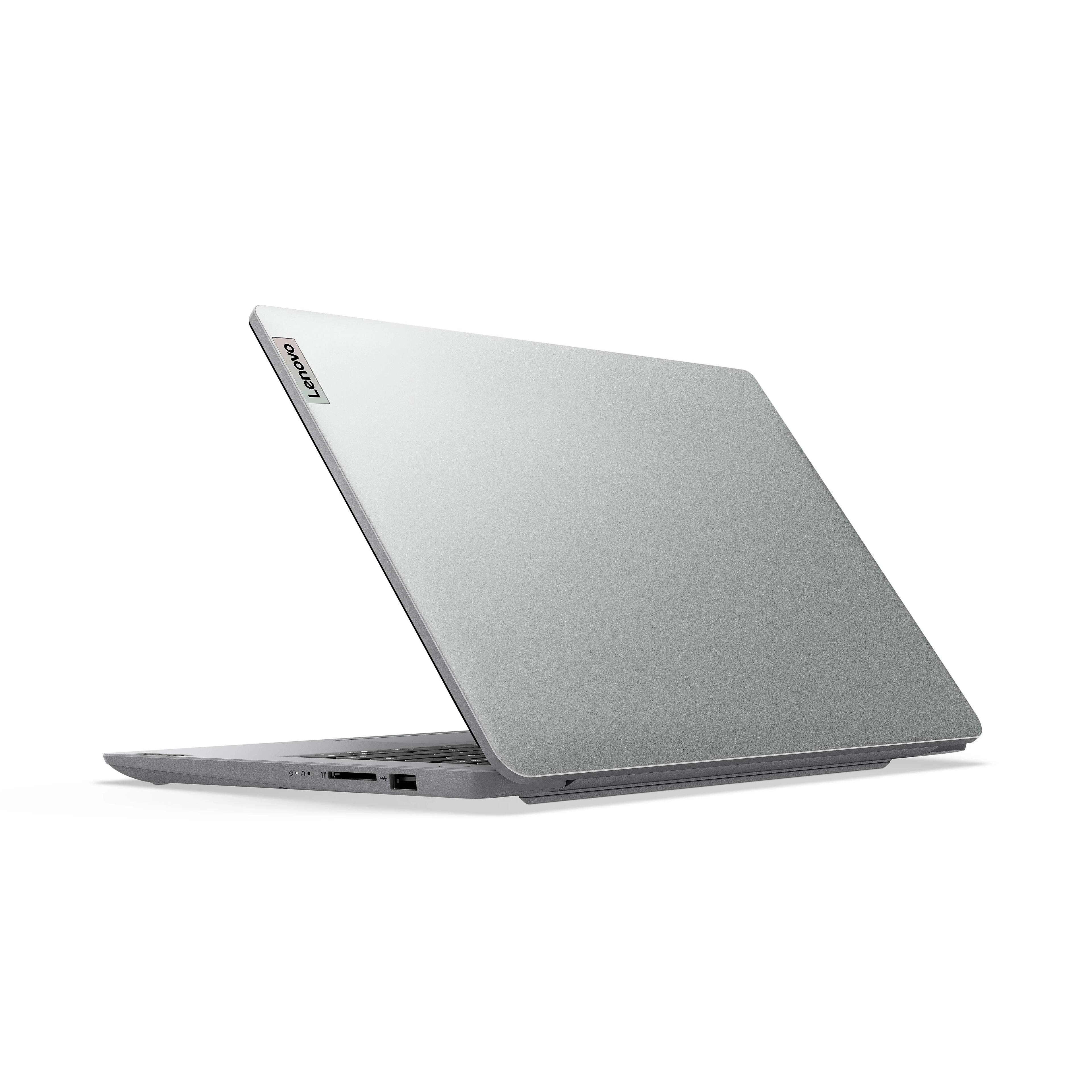 Alt View 4. Lenovo - Lenovo Ideapad 1 14Ijl7 14" Laptop Intel Celeron N4500 4GB RAM 128GB SSD W11H - Cloud Grey.