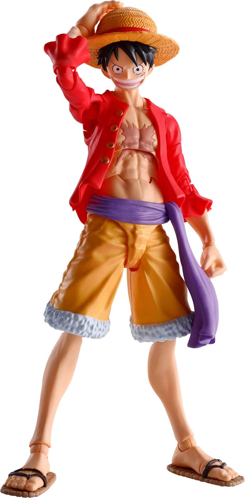 Bandai - Monkey.D.Luffy - The Raid on Onigashima- One Piece - Tamashii Nations S.H.Figuarts 5.7" Figure - Front_Zoom