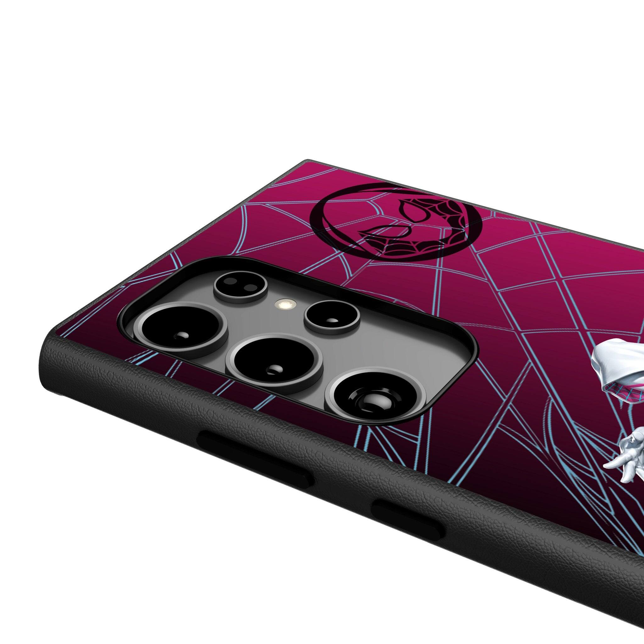 Back. Keyscaper - Marvel MechLine MagSafe Compatible Phone Case - Samsung Galaxy S25 Ultra - Spider-Gwen.