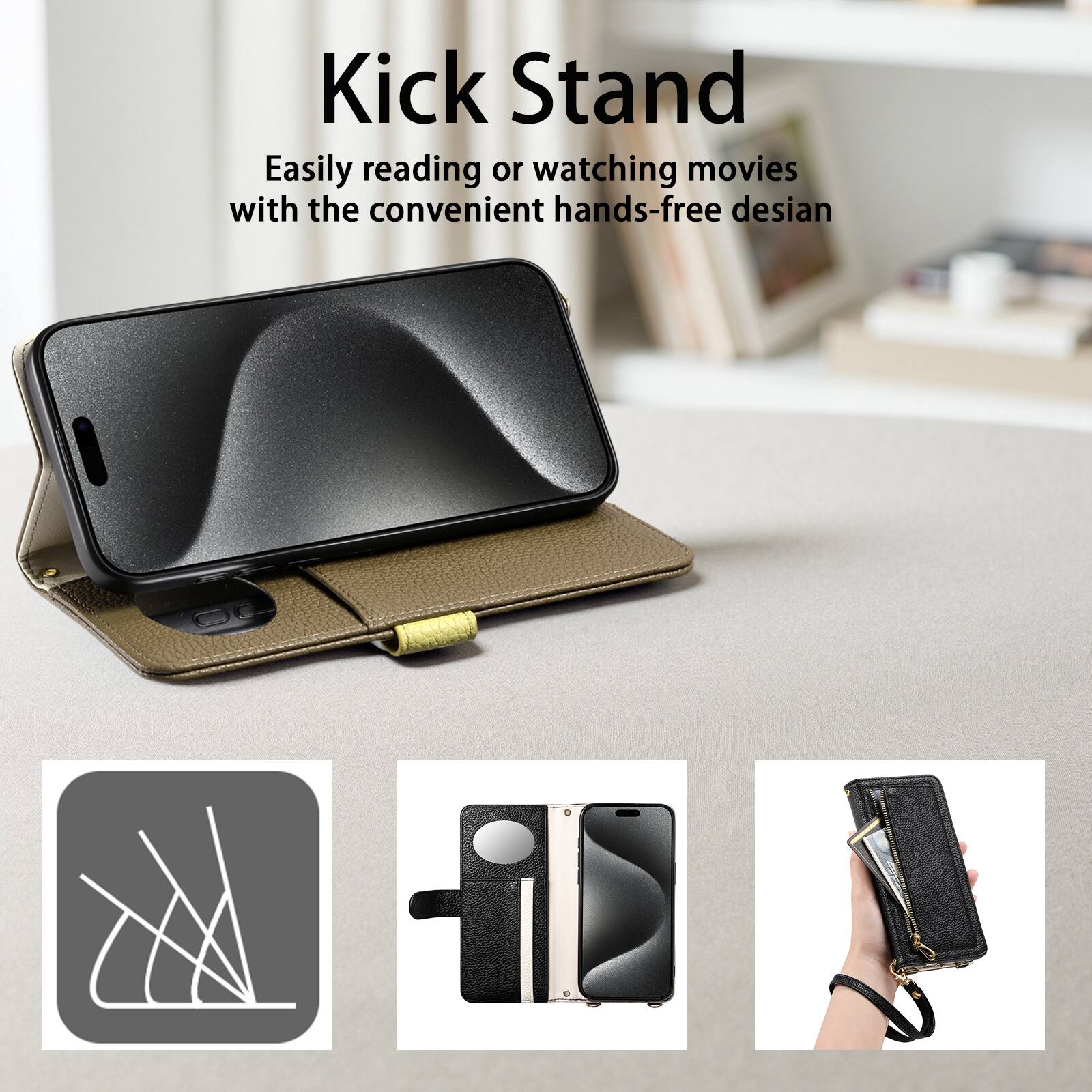 Kick Stand

Easily reading or watching movies with the convenient hands-free design