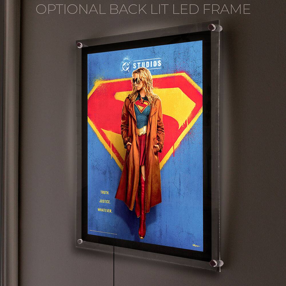 OPTIONAL BACK LIT LED FRAME

STUDIOS

TRUTH. JUSTICE. WHATEVER.