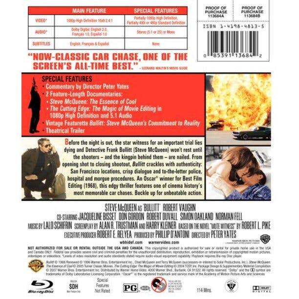 Angle. Bullitt [Blu-ray].