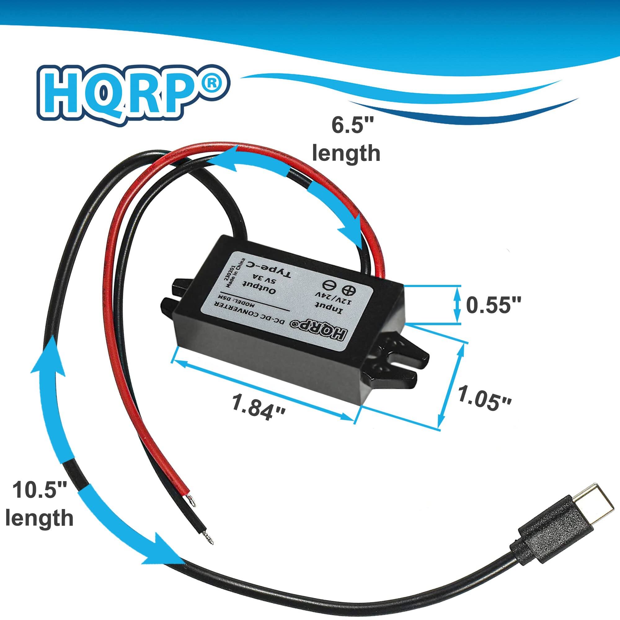 HQRP 6.5" length Chiea Type- 1.30291 noting_o_tdtCiscribe Output  SV NEO / RODEL Input CONVERTER 13C. DC-DC  HQRP 0.55" 1.84" 1.05" 10.5" length