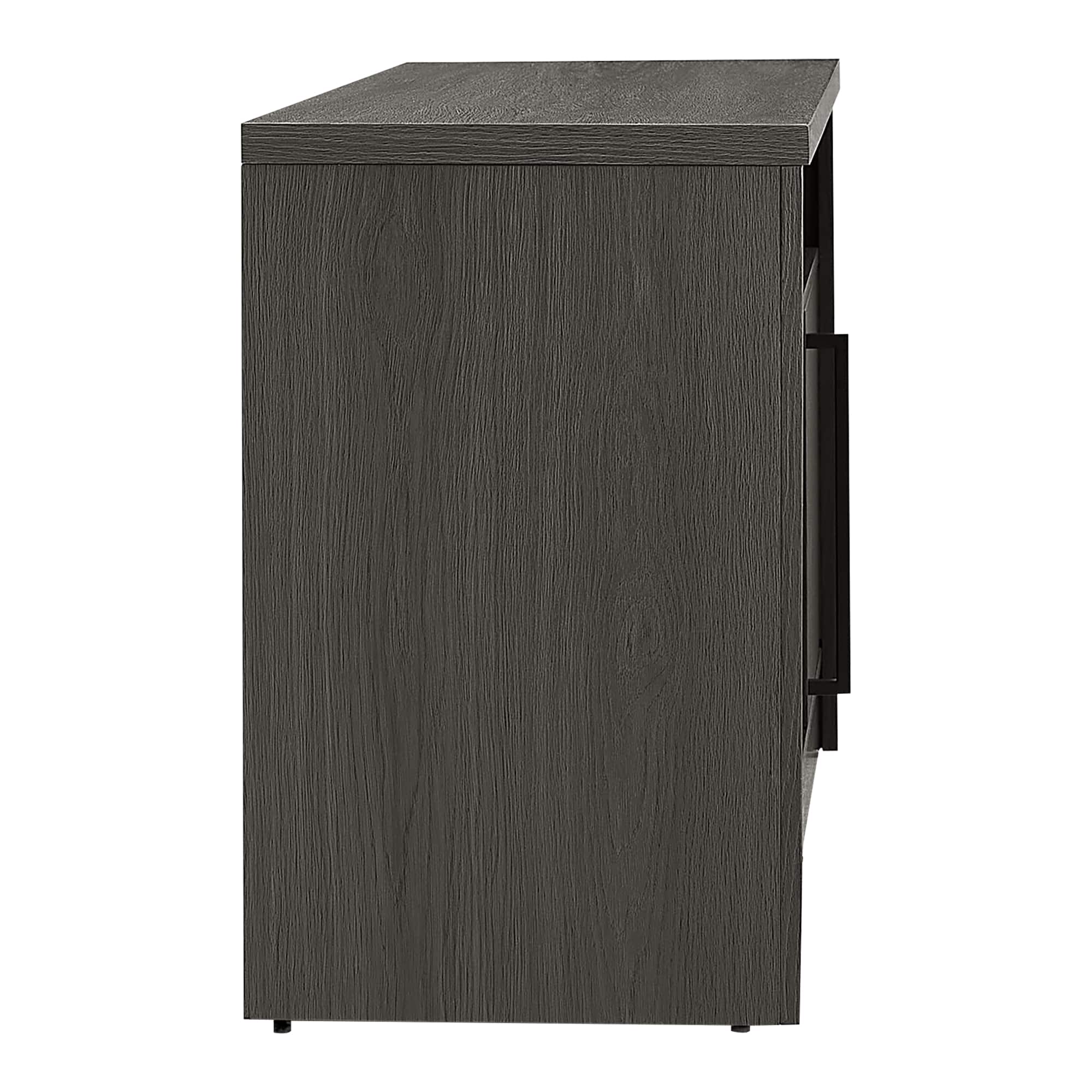 Alt View 35. Insignia™ - TV Stand for Most TVs Up to 55” with Gaming Nook - Dark Gray.