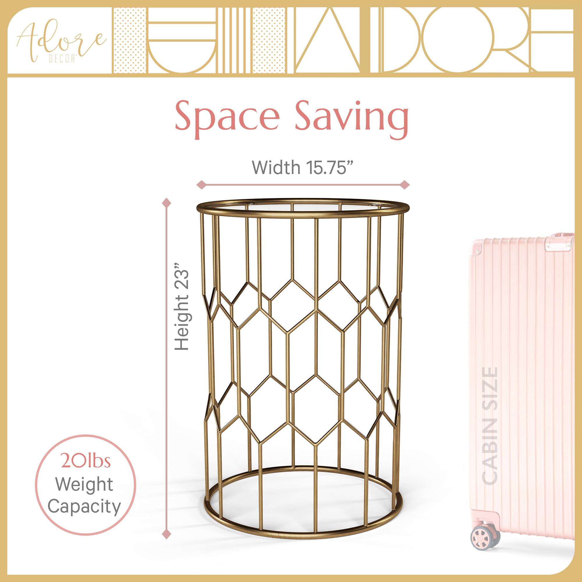 Adore DECOR Space Saving Width 15.75" 20lbs Weight Capacity 23" Height CABIN SIZE