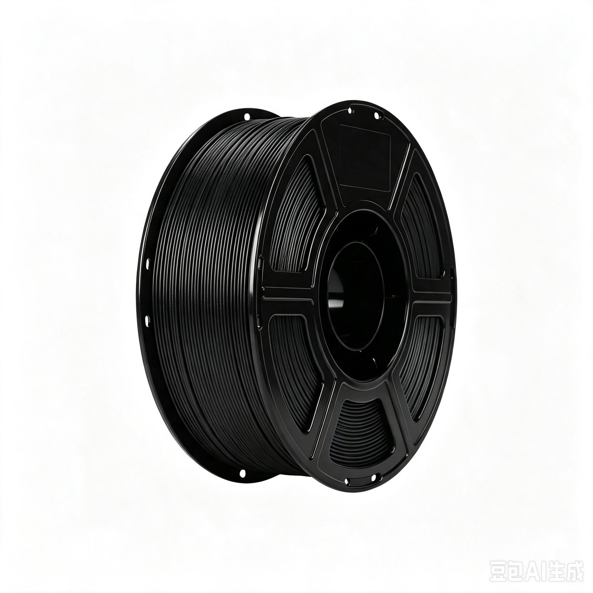 Left. Flashforge - Carbon Fiber ASA 3D Printer Filament-1.75mm-1kg (2.2 lbs) Spool - Black.