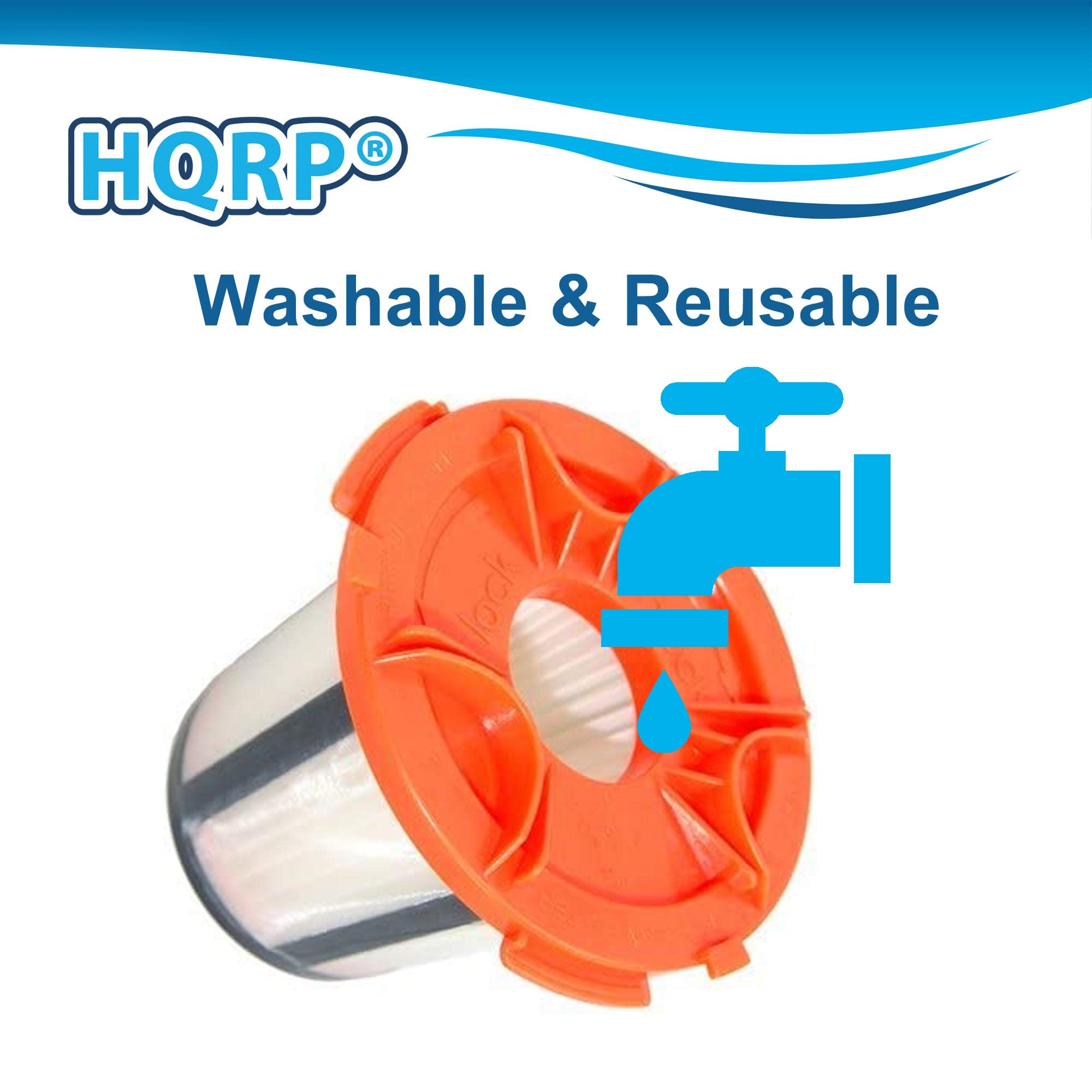 HQRP®  
Washable & Reusable