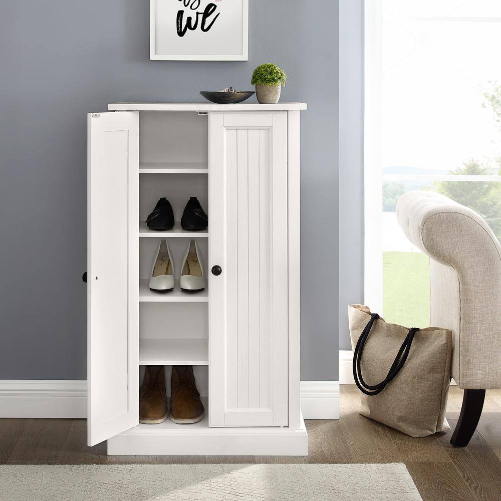 Alt View 3. Crosley Furniture - Seaside Storage Cabinet - White.