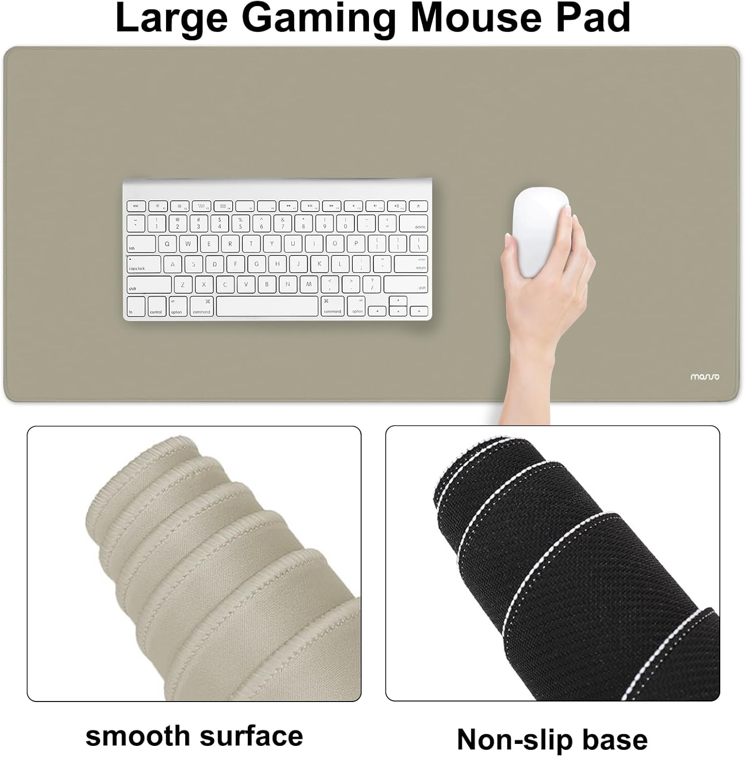 Large Gaming Mouse Pad

smooth surface
Non-slip base