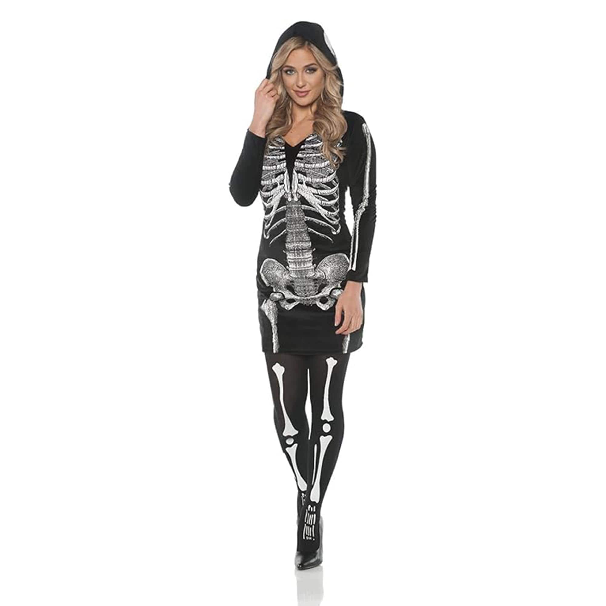 Underwraps - Women's Skeletal Hoodie Dress Costume S - Black price history on PriceWatchPro