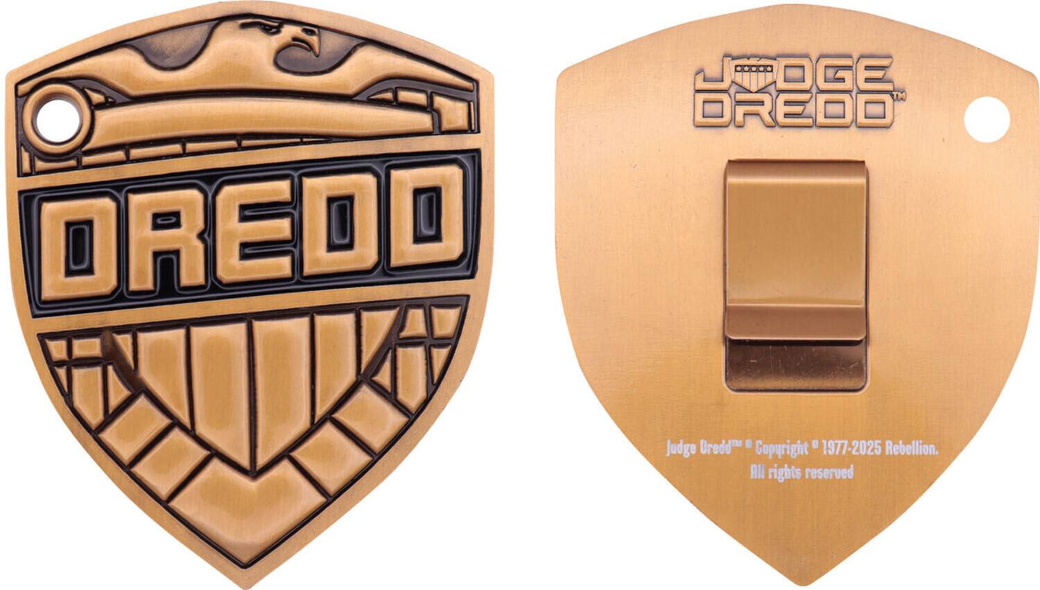 2000 AD - Limited Edition Replica - Judge Dredd Badge - COLLECTIBLES