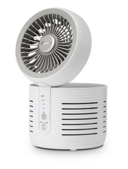 CRANE - Desk Top UVC Light Air Purifier - White