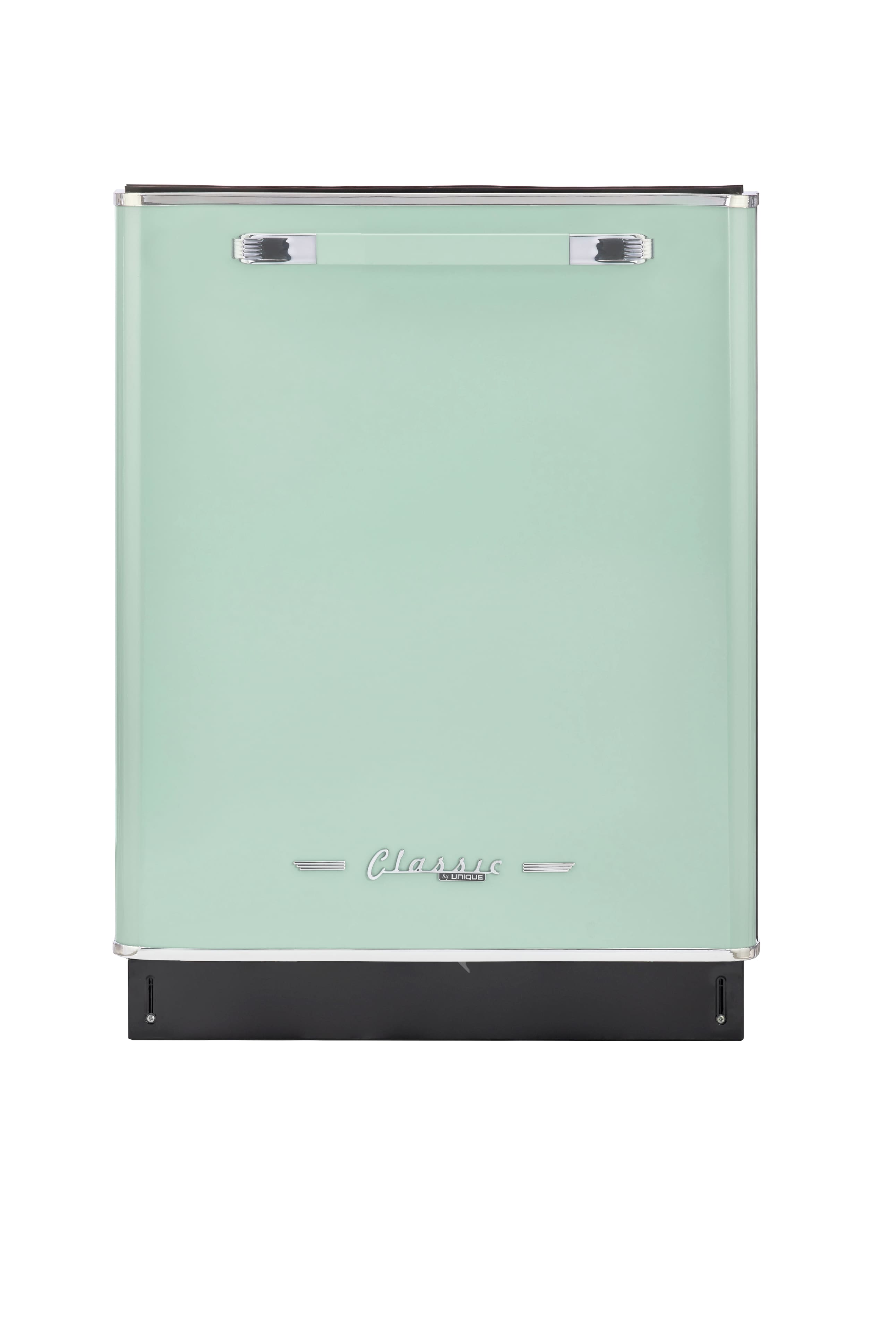 Unique Appliances - Classic Retro 24" Top Control Dishwasher with Stainless Steel Tub and 3rd Rack - Summer Mint Green