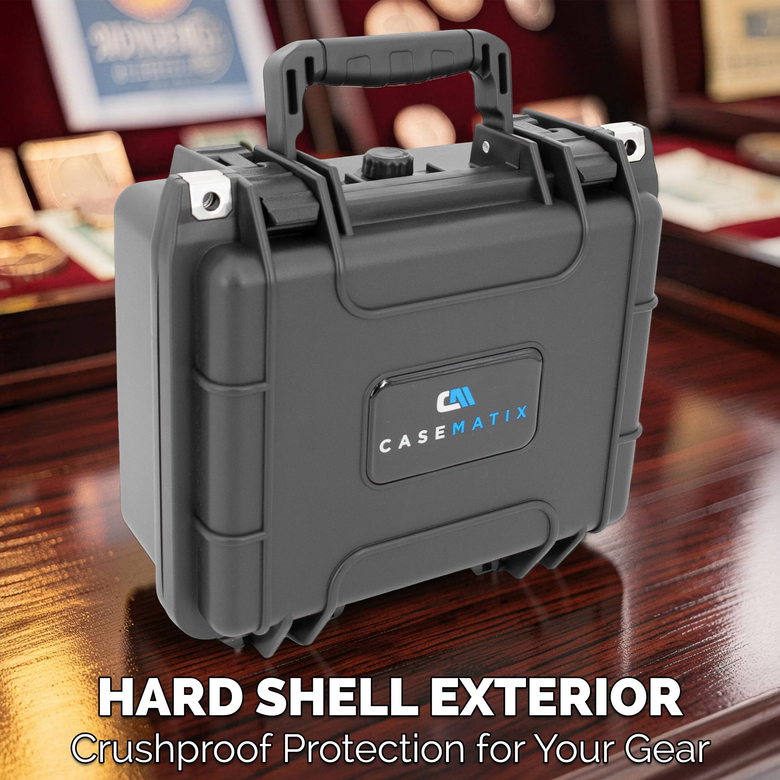 HARD SHELL EXTERIOR  
Crushproof Protection for Your Gear