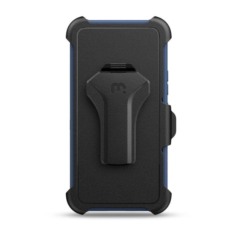 Alt View 1. Mybat Pro - MyBat Pro Maverick Series Case with Holster for Samsung Galaxy S22 Plus - Blue - Blue.