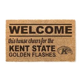 Jardine - Kent State Golden Flashes 18" x 30" Welcome Doormat - Brown