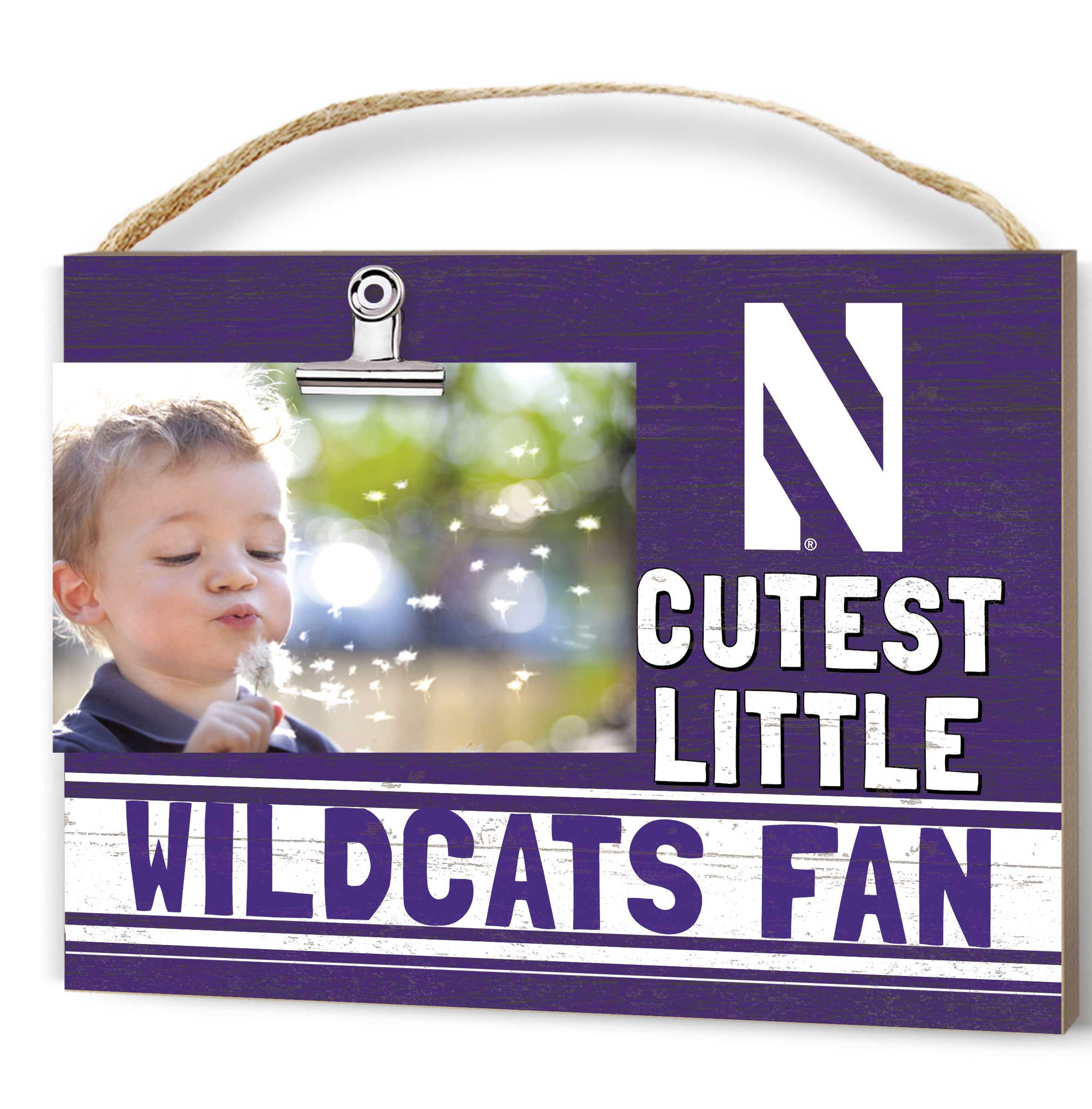 Purple Northwestern Wildcats 8'' x 10'' Cutest Little Team Logo Clip Photo Frame