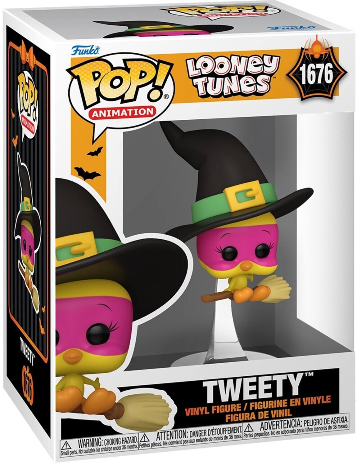 TOPP AIILAt TIli Funko. LOONEY - 1676 M POP! TUNES ANIMATION ATON E TWERTT TM TWEETY FIGURINE EN VINYLE FIGURE I VINYL DE VINIL FIGURA PELIGRO DE ASFIXIA. TOUFFEMENT. ADVERTENCIA: para nitos menores de 36 meses. DANGER D pequeas. No es adecuado HAZARD. ATTENTION: aux enfants de moins de 36 mois. Partes WARNING: CHOKING Petites pices. Ne convient pas for children under 36 months Small parts. Not sutable