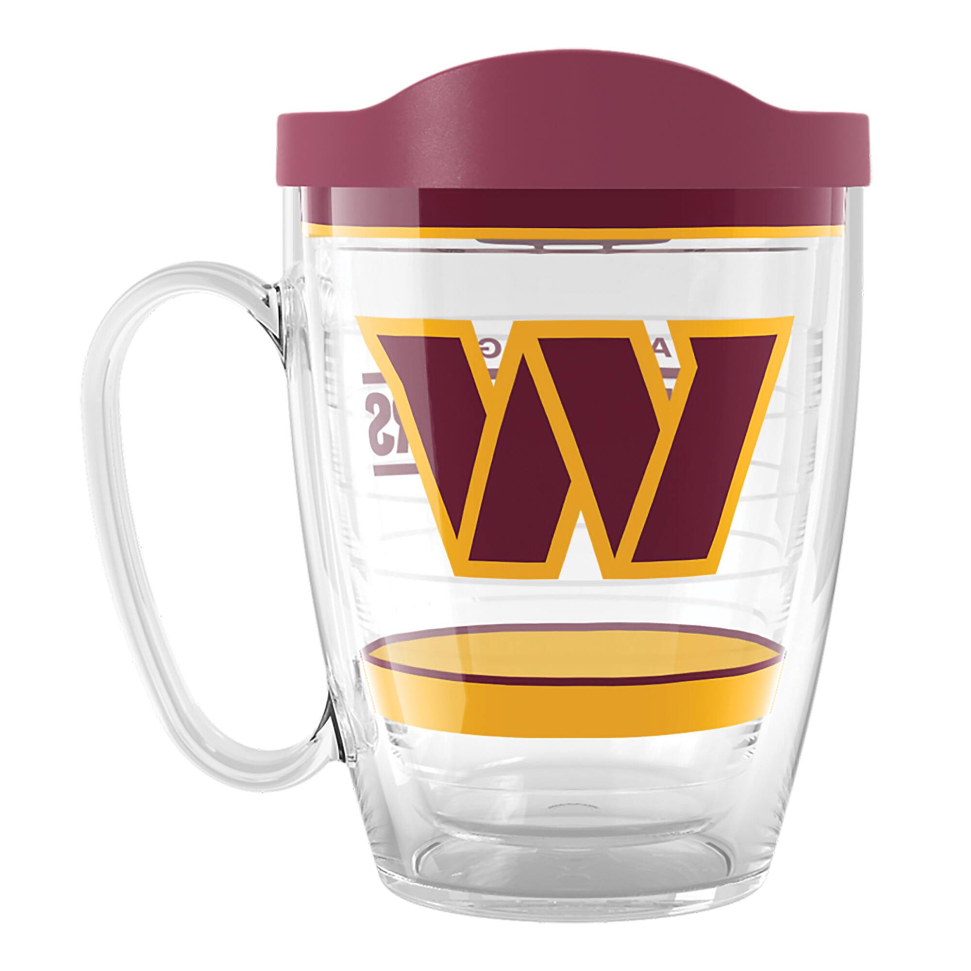 Front. Tervis - Washington Commanders 16oz. Tradition Classic Mug - Multicolor.