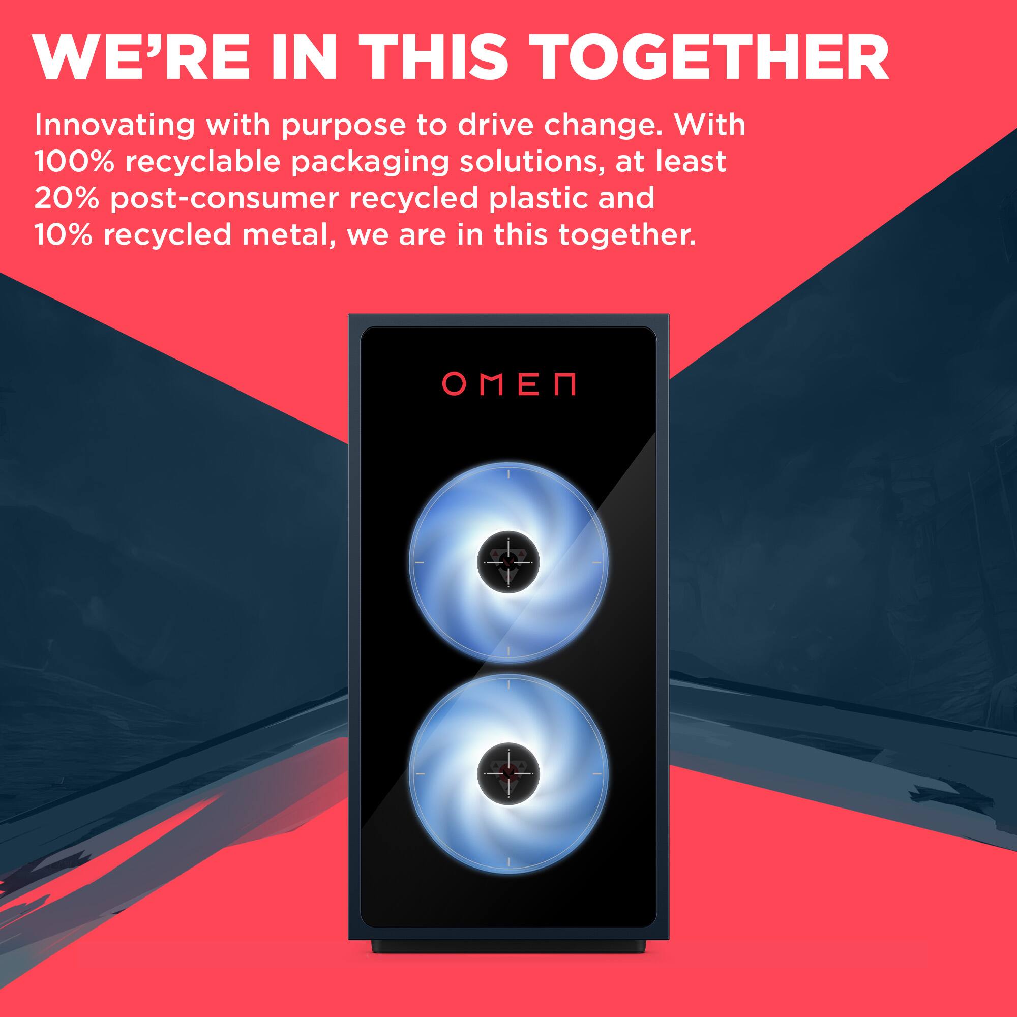 WE'RE IN THIS TOGETHER

Innovating with purpose to drive change. With 100% recyclable packaging solutions, at least 20% post-consumer recycled plastic and 10% recycled metal, we are in this together.
