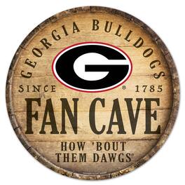 WinCraft - Georgia Bulldogs 14'' Circular Wood Sign - Multicolor