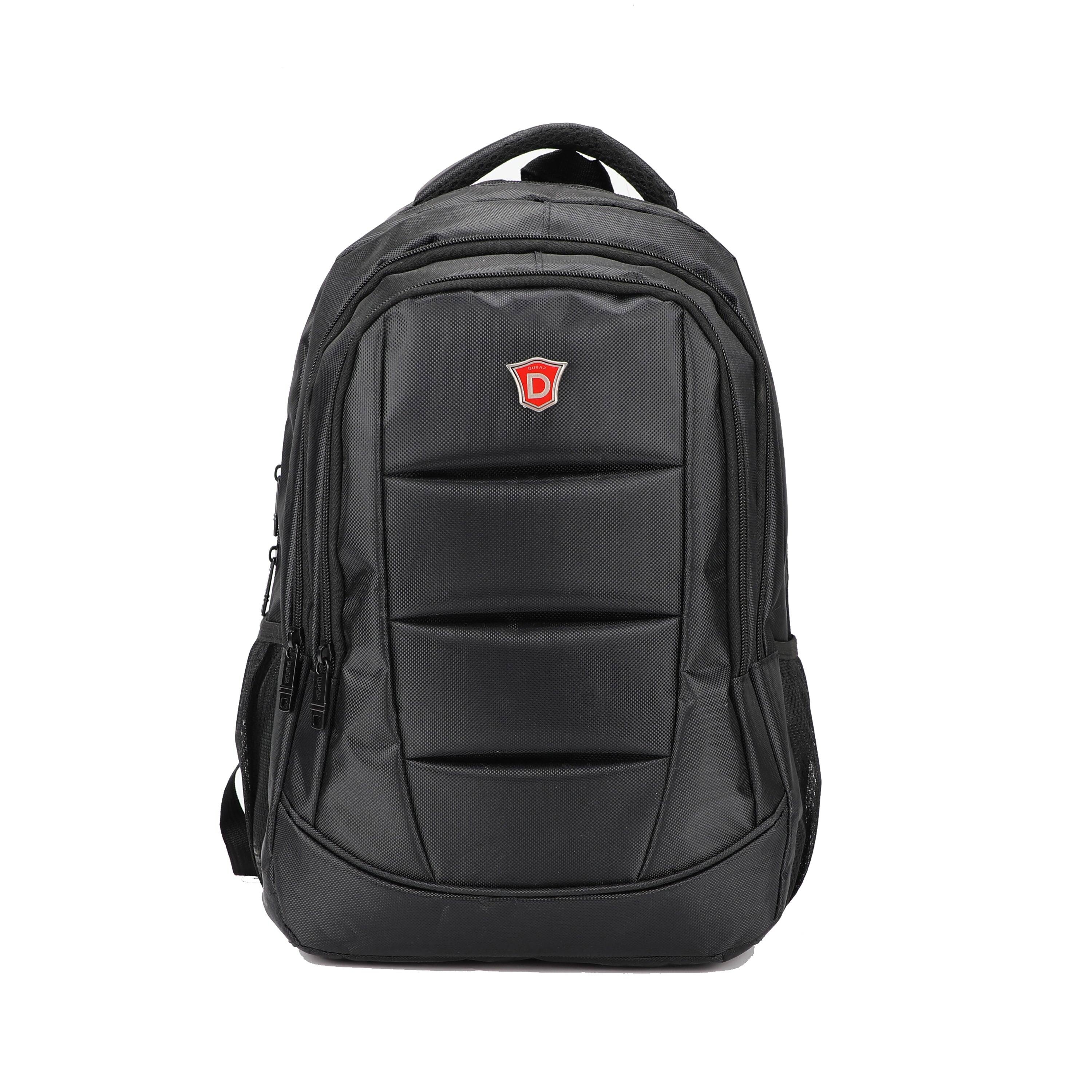 Left. DUKAP - VOUNDER Executive Backpack for Laptops up to 15.6''-Inches - BLACK.