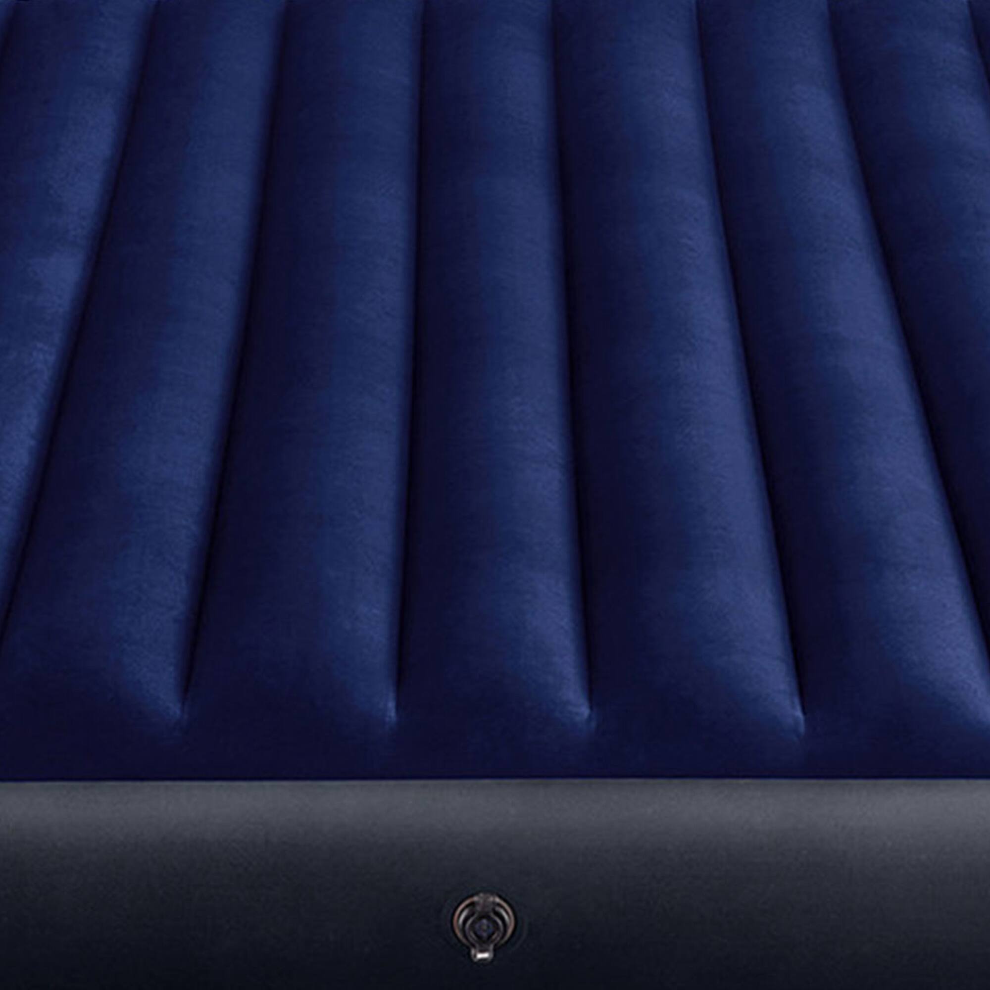 Alt View 7. Intex - Intex 10 Inch Dura-Beam Standard Downy Air Mattress, Queen (Pump Not Included) - Blue.
