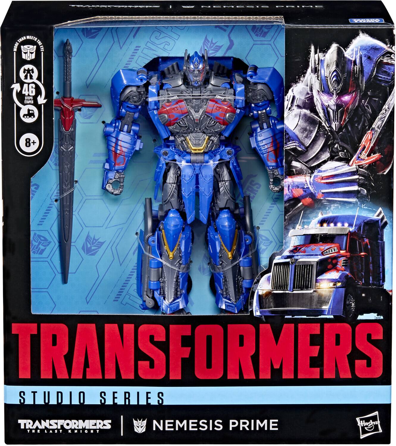 TRANSFORMERS  
STUDIO SERIES  
TRANSFORMERS | THE LAST KNIGHT  
NEMESIS PRIME  

46 PIECES  
8+